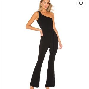 Superdown - Dejah Waist Tie Jumpsuit in Black
